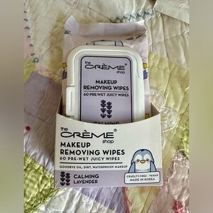 The Crème Shop Makeup Removing Wipes Calming Lavender. 60ct